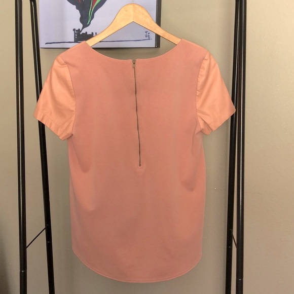 Anthropologie Sunday in Brooklyn Faux Leather Top - Picture 4 of 8